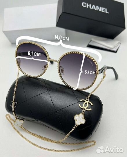 Очки женские солнцезащитные Chanel