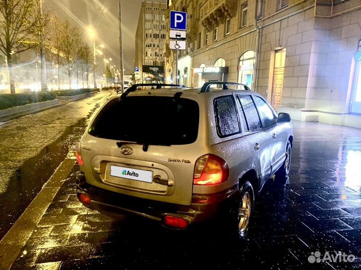 Hyundai Santa Fe 2.4 AT, 2002, 185 000 км