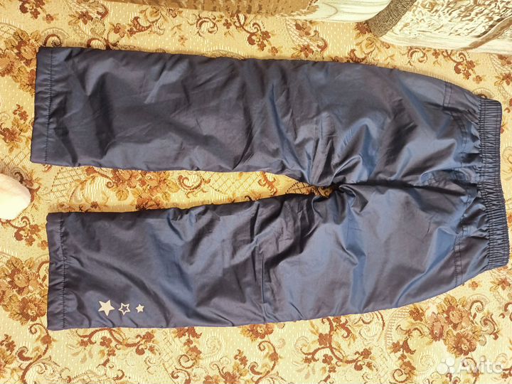 Утепленные брюки на девочку 116, бу