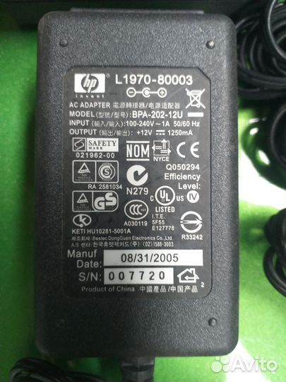 Блок питания L1970-80003 для сканеров и мфу HP