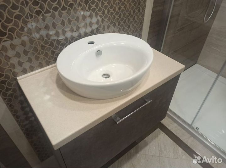 Столешница для ванной
