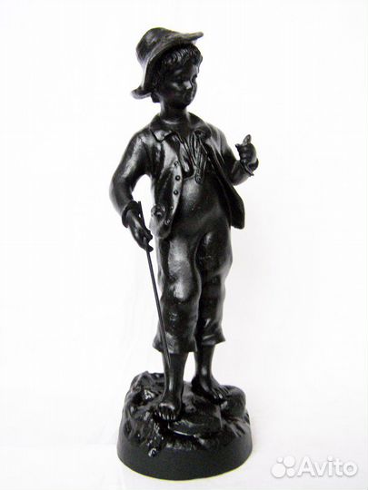 Том Сойер рыбак. Каслинское литье Куса 1980 г СССР