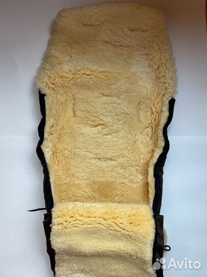 Меховой конверт в коляску kaiser