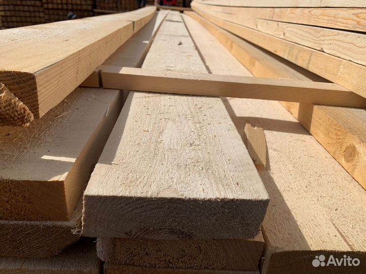 Доска обрезная 25x100x6000