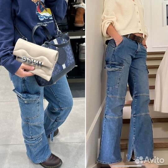 Джинсы zara 34 из Израиля карго