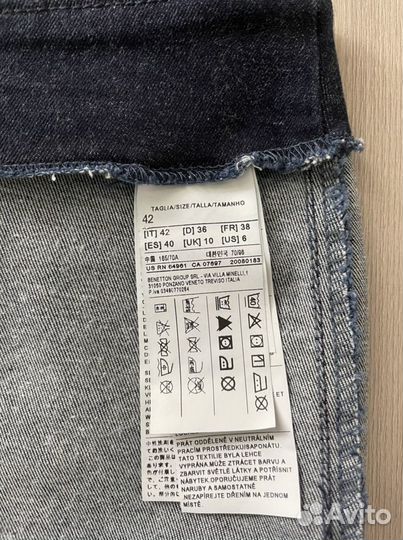 Юбка Benetton Jeans Бенеттон