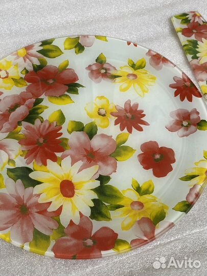 Набор: тарелка и лопатка для торта