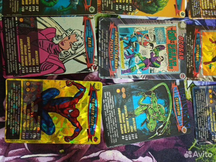 Карточки человек паук