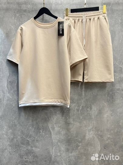 Летний костюм, шорты и майка