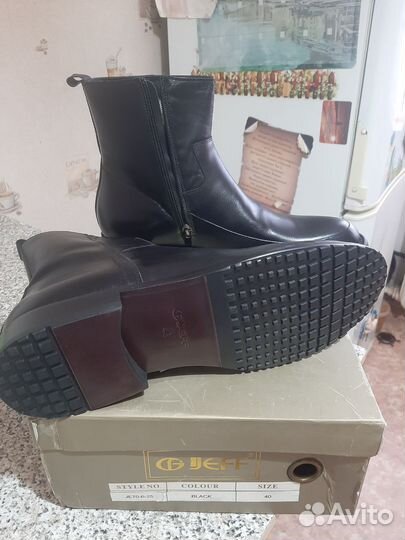 Ботинки мужские зимние кожа 40 размер
