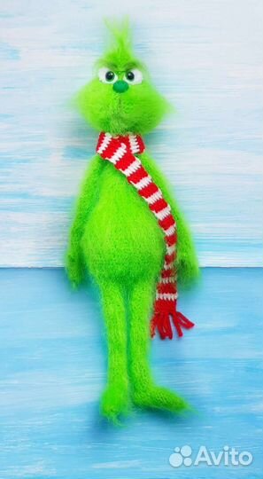 Новогодние игрушки ручной работы, Гринч игрушка