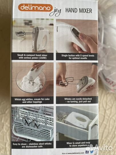 Миксер кухонный ручной новый