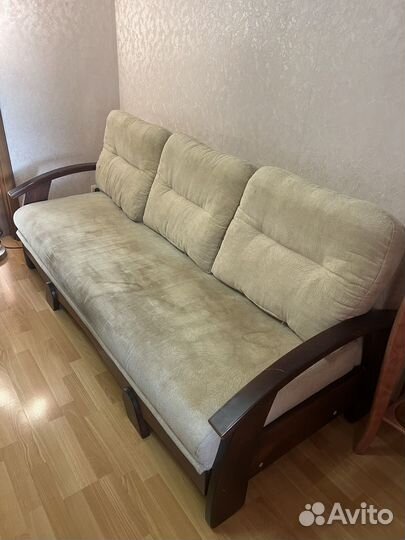 Диван прямой раскладной бу