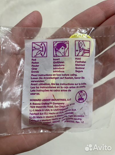 Беруши со шнурком для сна и работы в тишине