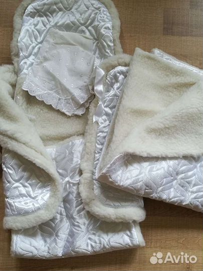 Конверт одеяло на выписку осень