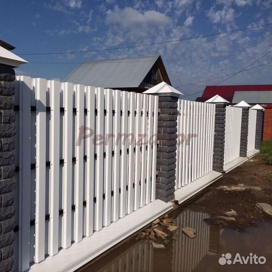 Заборы для дачи в Полазне