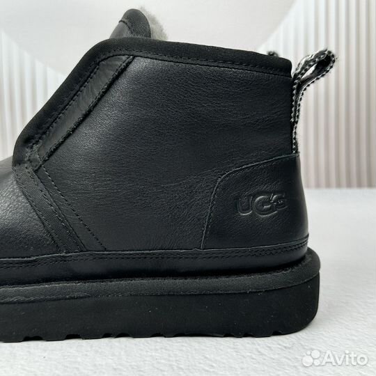 Угги женские Ugg neumel flex leather black