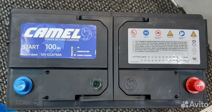 Аккумулятор camel Start 100Ah