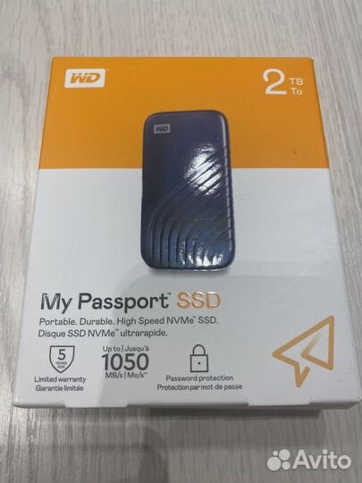 Новый WD My Passport SSD 2TB