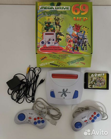 Портативная игровая приставка mega drive x