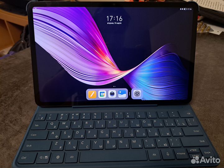 Планшет honor pad 8, чехол-клавиатура, стекло, чек