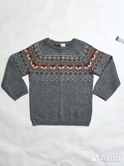 Хлопковый джемпер hm, 92