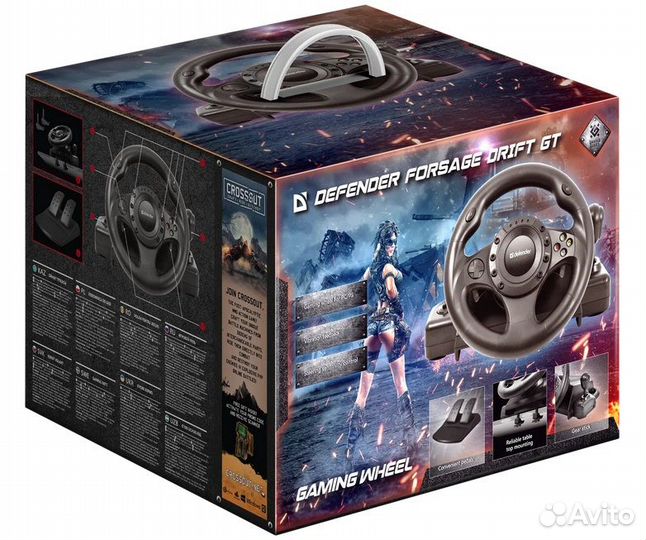 Игровой руль Defender Forsage Drift GT