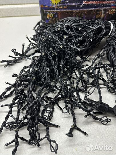 Гирлянда уличная бахрома Новая