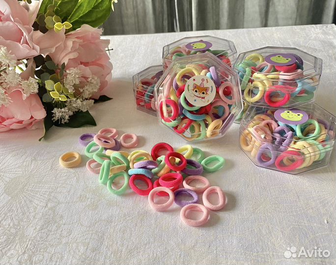 Резинки для волос. Новые