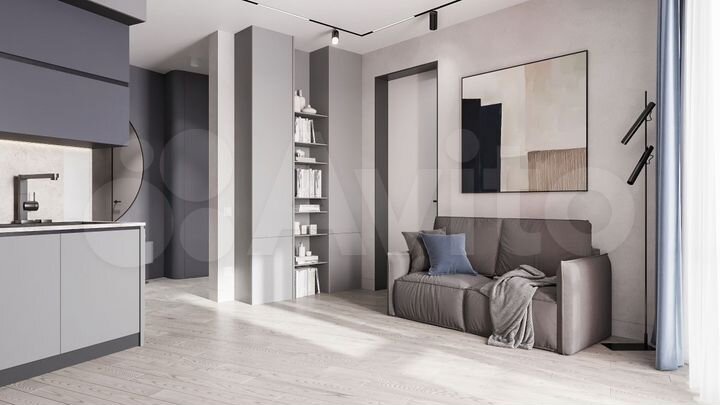 1-к. квартира, 44,9 м², 4/12 эт.