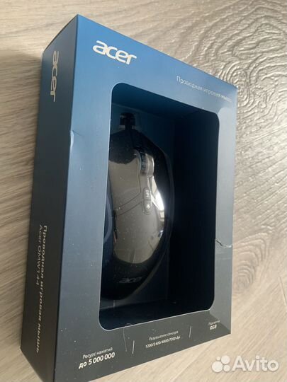 Проводная игровая мышь Acer OMW144 черный