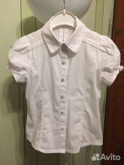 Блузки для школы раз 128-134