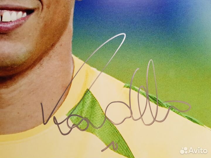 Автограф футболиста Роналдо / Ronaldo