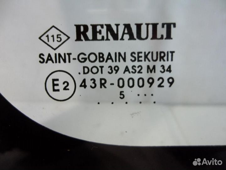 Стекло багажника левое Renault Espace 4 (JK) 2006