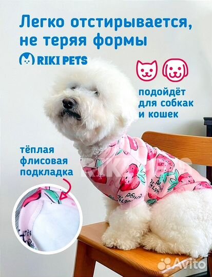 Толстовка для собак и кошек