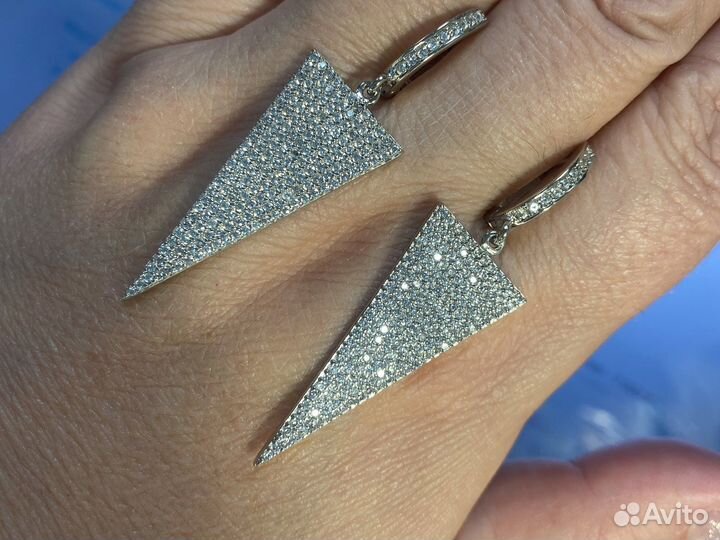 Серьги серебро 925