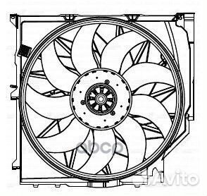 Вентилятор радиатора охлаждения BMW X3(E83) 04