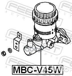 Цилиндр тормозной главный mbcv45W Febest