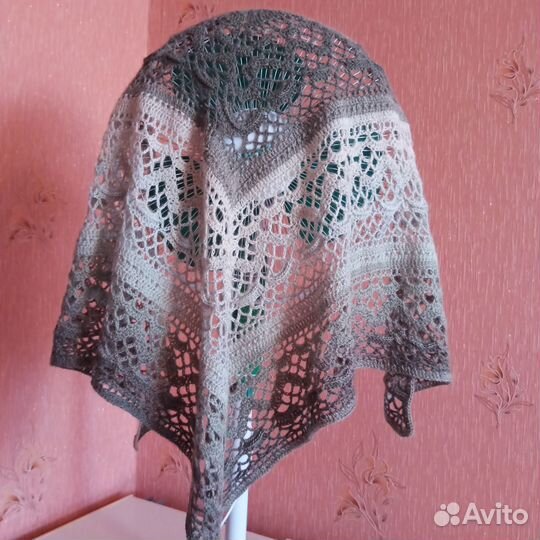 Шаль бактус ручная работа