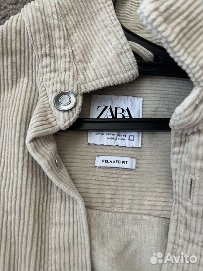 Теплая рубашка zara