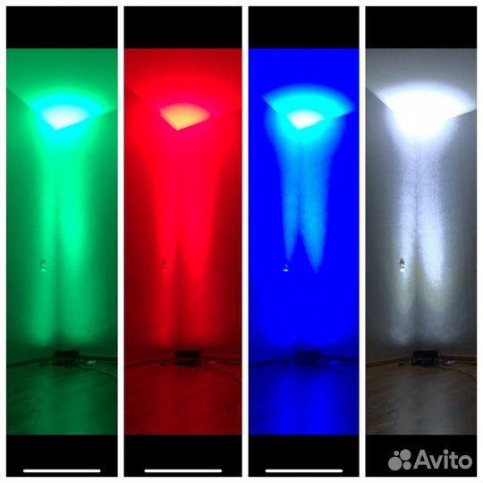 LED Стробоскоп 54 диода Цветомузыка Светомузыка