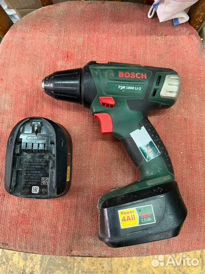 Аккумуляторная дрель bosch 18 v