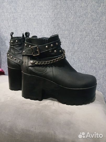 Ботинки нат.кожа новые