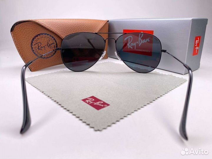 Очки Ray Ban Aviator VIP Чёрные