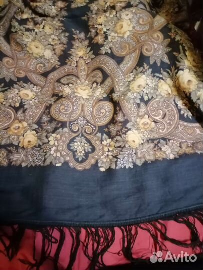 Платок шаль шерстяная