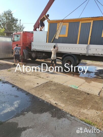 Бытовка деревянная утепленная с электрикой