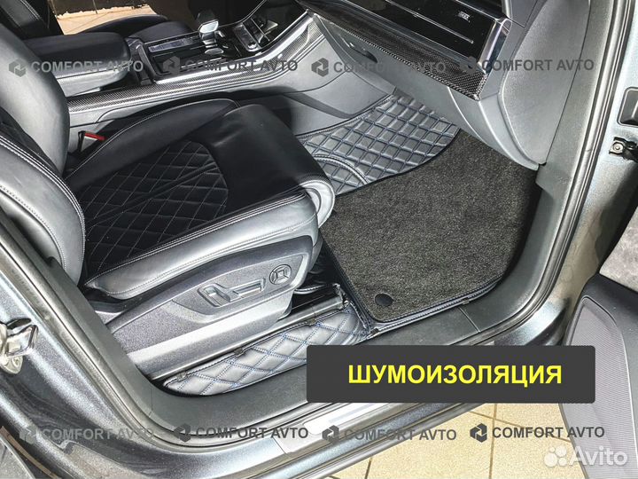 3Д 3D коврики из экокожи шьем сами