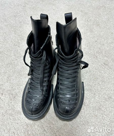 Берцы на платформе зимние