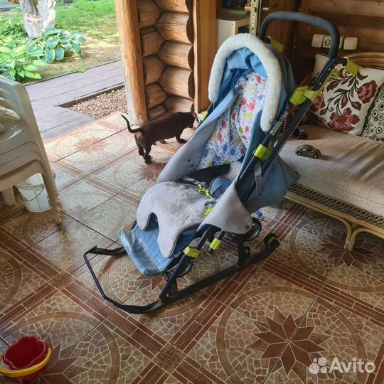 Коляска санки