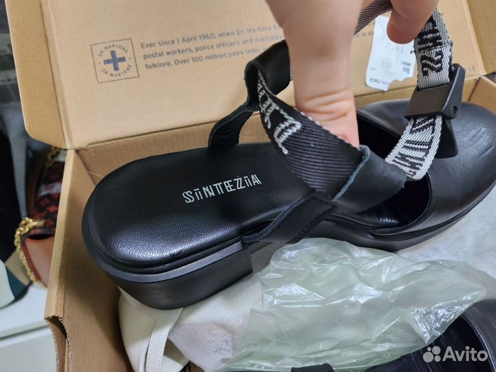 Sintezia Kelly сандали чёрные 40